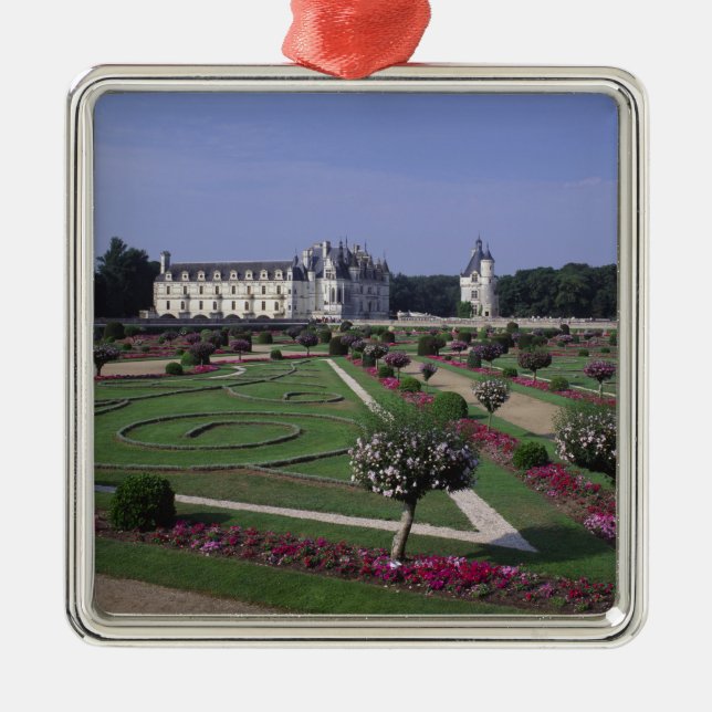 Chateau du Chenonceau, Loire Valley, Metal Tree Decoration (Front)