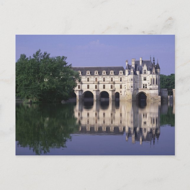 Chateau du Chenonceau, Loire Valley, Postcard (Front)
