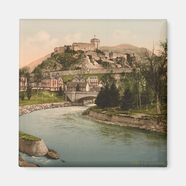 Château Fort de Lourdes, Lourdes, France Magnet (Front)