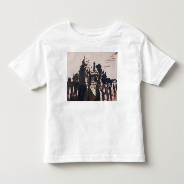 Chateau fortified by two Bridges Toddler T-Shirt (Front)