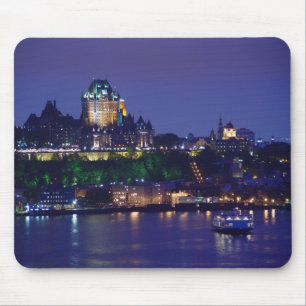 Chateau Frontenac Castle Night Quebec Mousepad