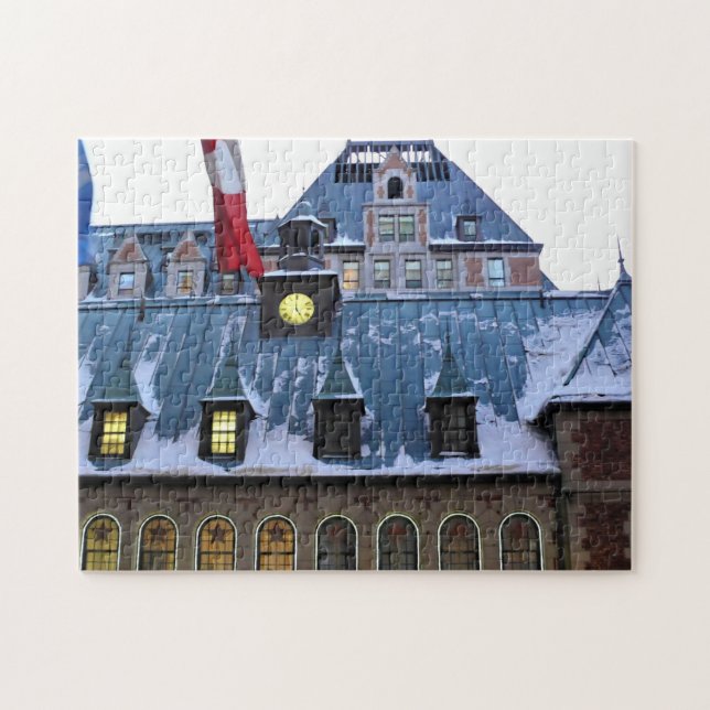 Chateau Frontenac, Quebec, Canada Jigsaw Puzzle (Horizontal)