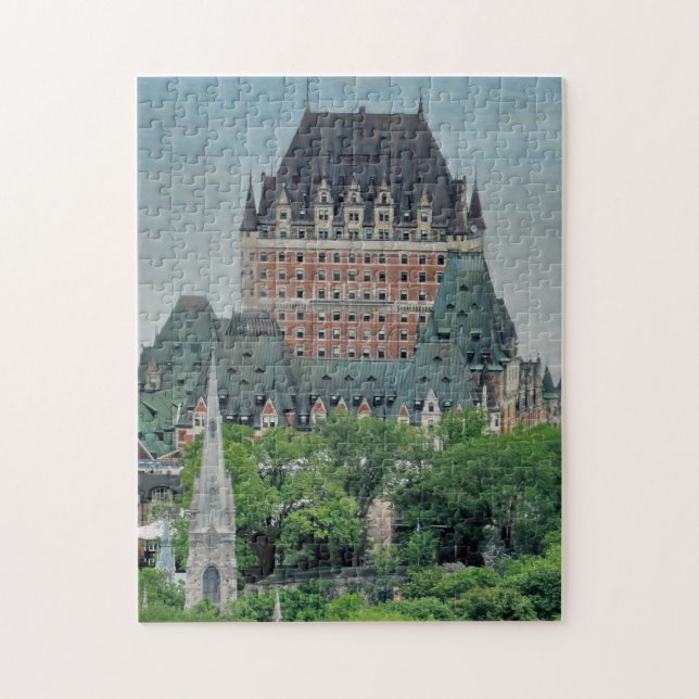 Chateau Frontenac, Quebec, Canada Jigsaw Puzzle (Vertical)