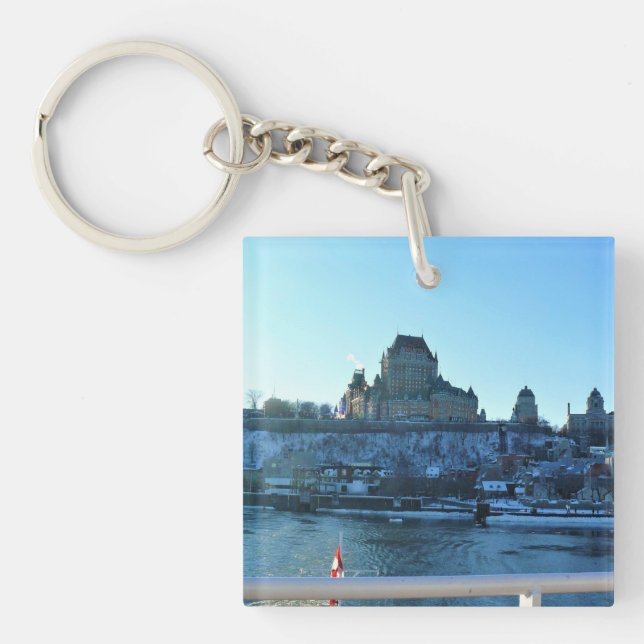 Chateau Frontenac, Quebec, Canada Key Ring (Front)