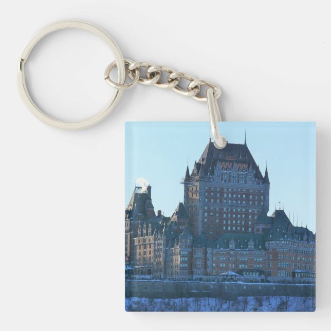 Chateau Frontenac, Quebec, Canada Key Ring (Front)