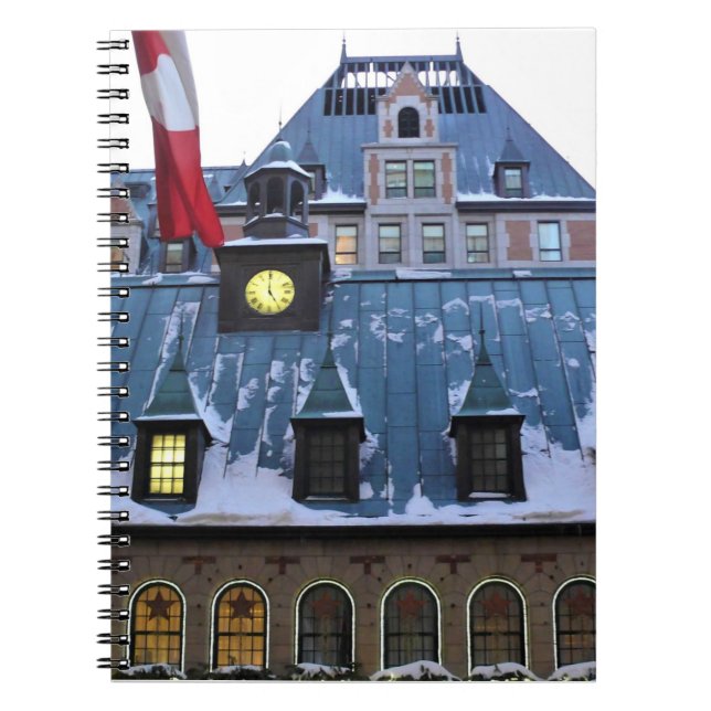 Chateau Frontenac, Quebec, Canada Notebook (Front)