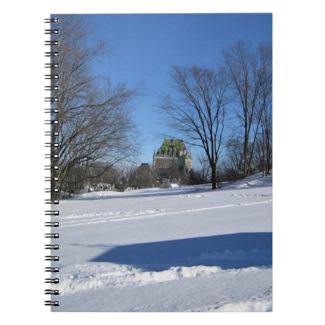 Chateau Frontenac, Quebec, Canada Notebook (Front)