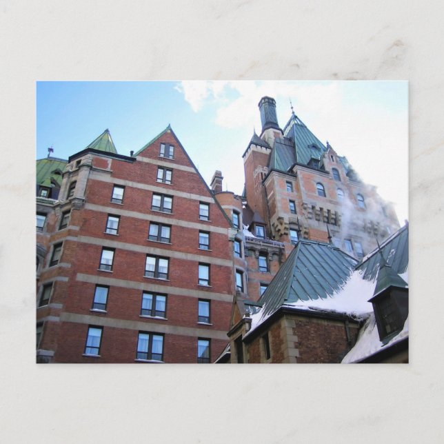 Chateau Frontenac, Quebec, Canada Postcard (Front)