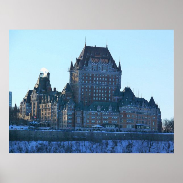 Chateau Frontenac, Quebec, Canada Poster (Front)