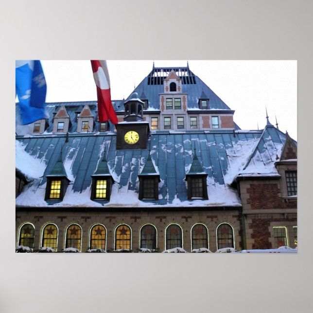 Chateau Frontenac, Quebec, Canada Poster (Front)