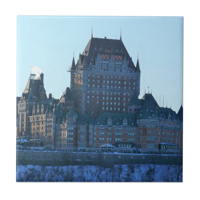 Chateau Frontenac, Quebec, Canada Tile (Front)