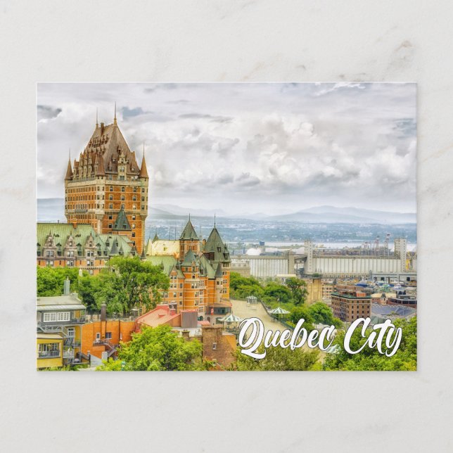 Chateau Frontenac, Quebec City, Quebec, Canada Postcard (Front)