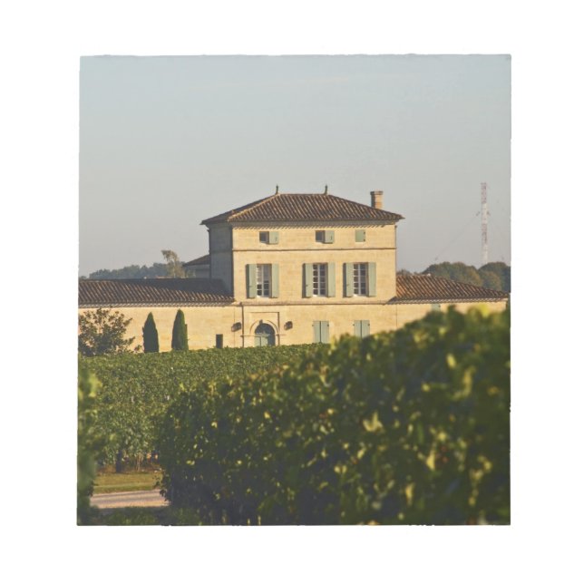 Chateau Lafleur Petrus and vineyard, in Pomerol, Notepad (Front)