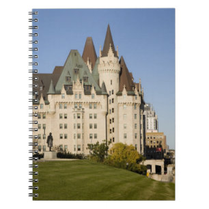 Chateau Laurier Hotel in Ottawa, Ontario, Canada Spiral Notebook