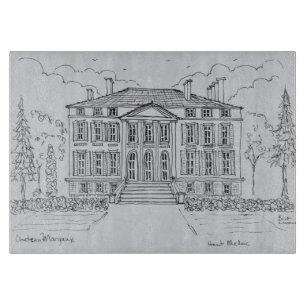 Chateau Margaux   Bordeaux, France Cutting Board