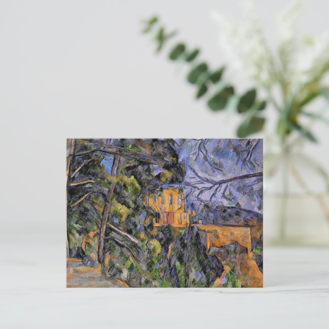 Chateau Noir by Paul Cezanne Postcard (Standing Front)
