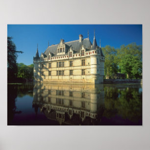 Chateau of Azay-le-Rideau, Indre-et-Loire, 3 Poster