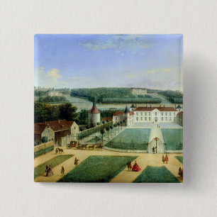 Chateau of Charles Guillaume Le Normant 15 Cm Square Badge