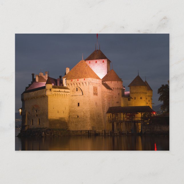 Chateaux Chillon, Switzerland Postcard (Front)
