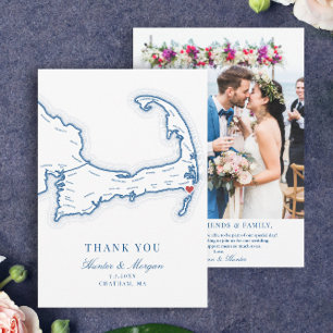 Chatham Bars Inn Cape Cod Wedding Photo Thank You Card