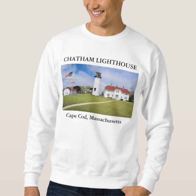 Chatham Lighthouse, Cape Cod Massachusetts Sweatshirt (Front)