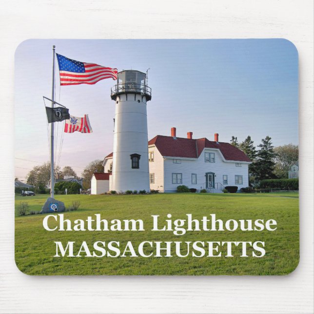 Chatham Lighthouse, Massachusetts Mousepad (Front)