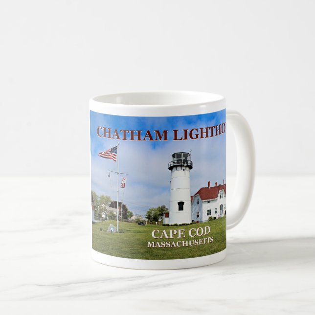 Chatham Lighthouse, Massachusetts Mug (Front Right)