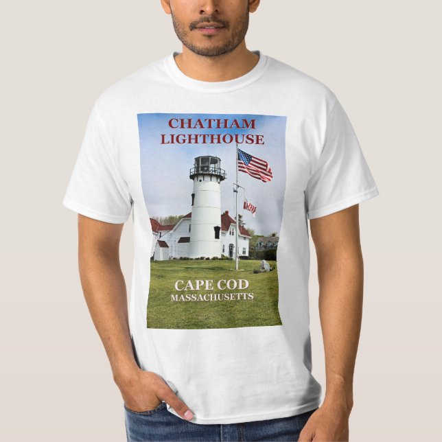 Chatham Lighthouse, Massachusetts T-Shirt (Front)