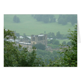 Chatsworth House from above