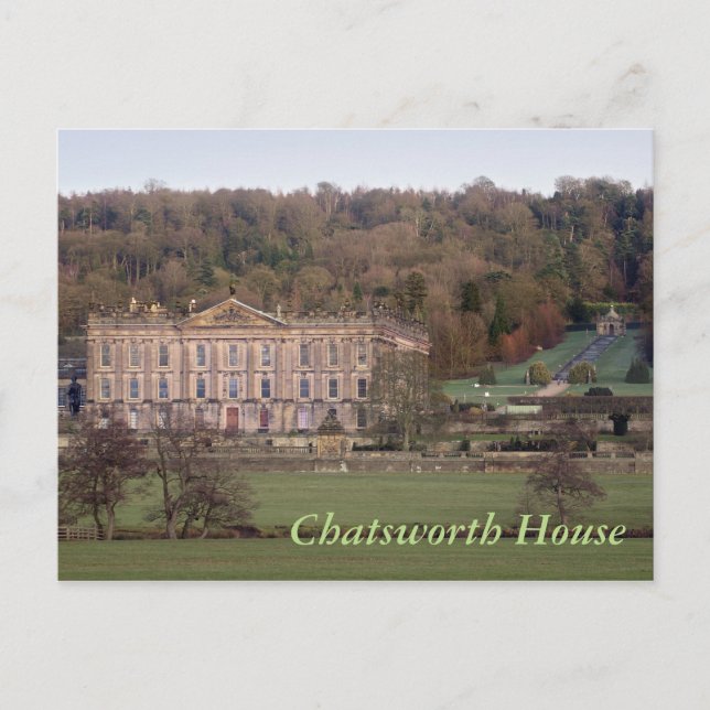 Chatsworth House Postcard (Front)
