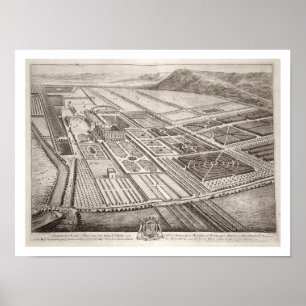 Chatsworth House, seat of William Cavendish (1640- Poster