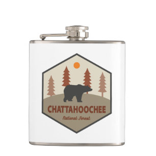 Chattahoochee National Forest Bear Hip Flask