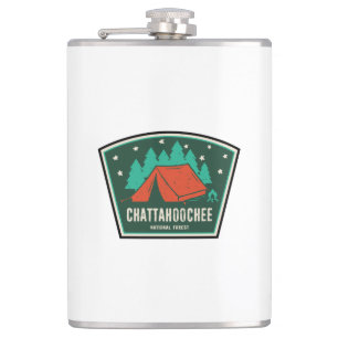 Chattahoochee National Forest Camping Hip Flask