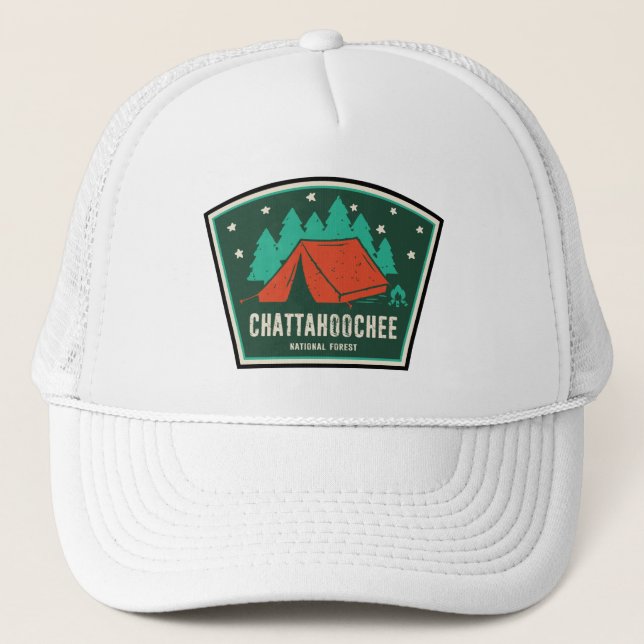 Chattahoochee National Forest Camping Trucker Hat (Front)