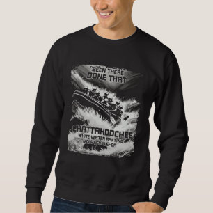 Chattahoochee White Water Rafting River Rapids Geo Sweatshirt