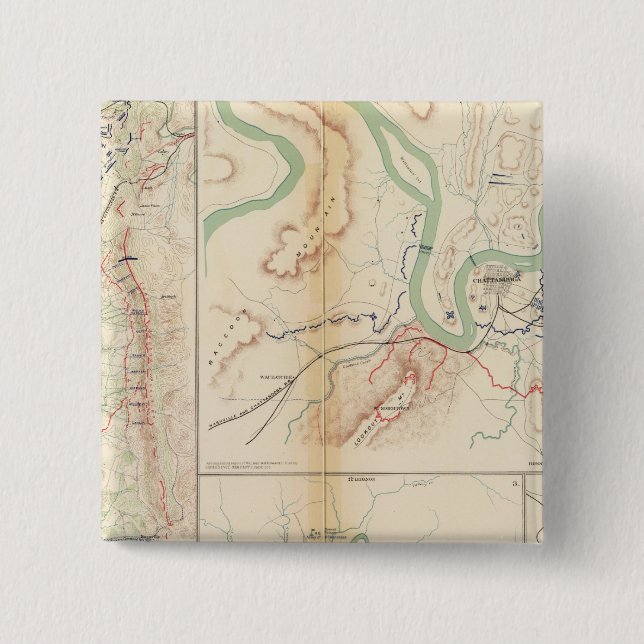 Chattanooga 15 Cm Square Badge (Front)