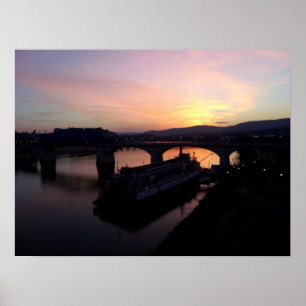 Chattanooga at Sunset Poster