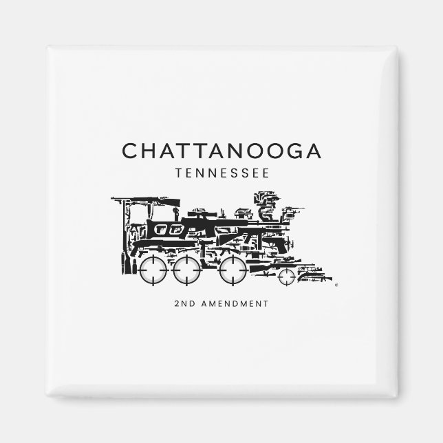 Chattanooga Choo 2nd Amendment Magnet (Front)