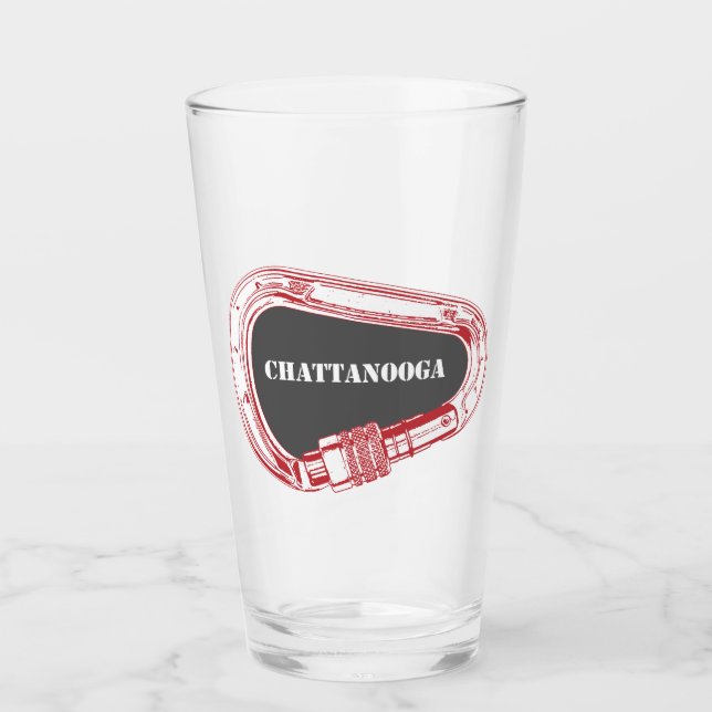 Chattanooga Climbing Carabiner Glass (Front)