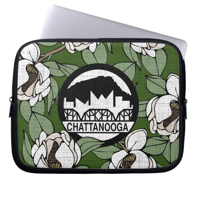 Chattanooga Magnolia Laptop Sleeve (Front)
