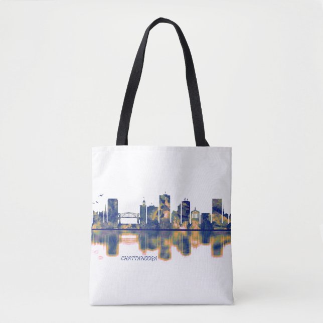Chattanooga Skyline Tote Bag (Front)