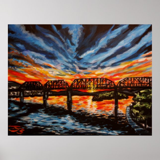 "Chattanooga Sunrise" Poster/Print Poster (Front)