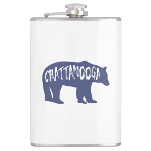 Chattanooga Tennessee Bear Hip Flask
