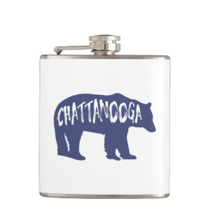 Chattanooga Tennessee Bear Hip Flask