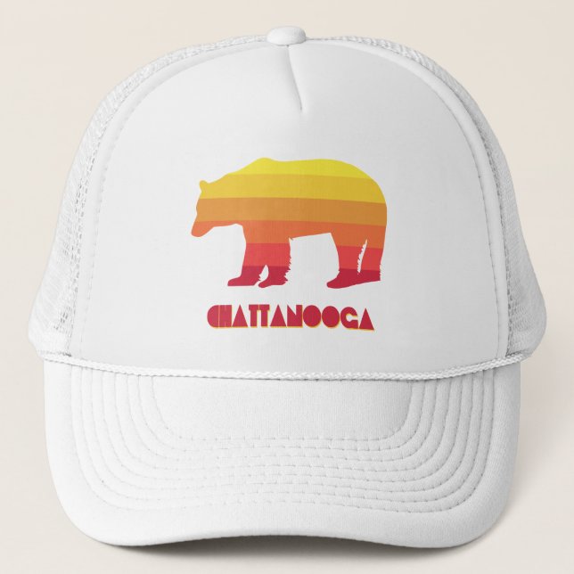 Chattanooga Tennessee Rainbow Bear Trucker Hat (Front)