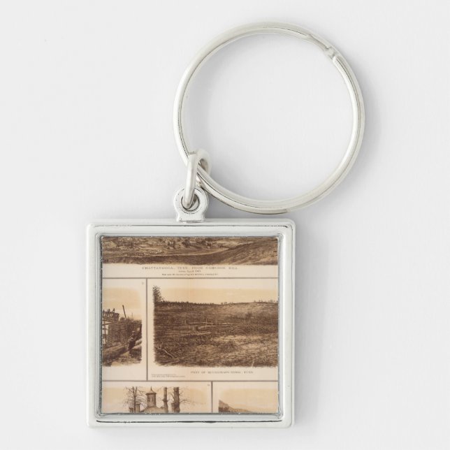 Chattanooga Tennessee River Key Ring (Front)