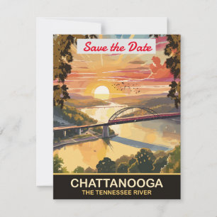 Chattanooga Tennessee River Wedding Invitation