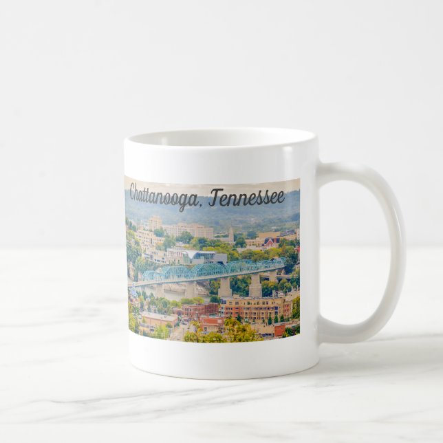 Chattanooga, Tennessee Skyline Mug (Right)
