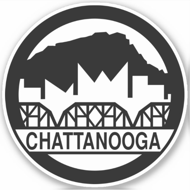 Chattanooga Tennessee Sticker (Front)
