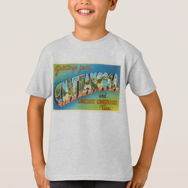 Chattanooga Tennessee TN Vintage Travel Souvenir T-Shirt (Front)